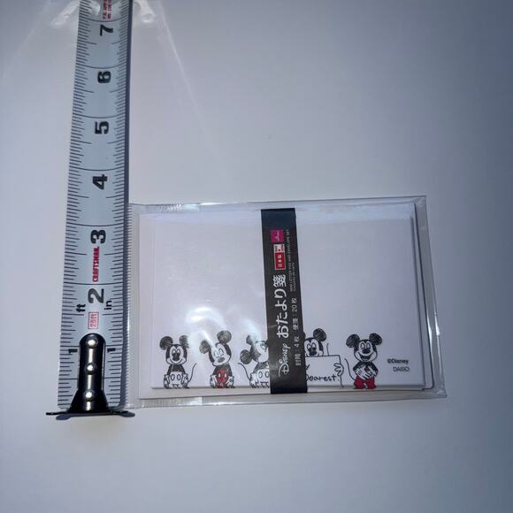 Disney Mickey Mouse Travel Set Nylon Bag, Foldable Boston Tote, Stationery Daiso - Picture 7 of 11